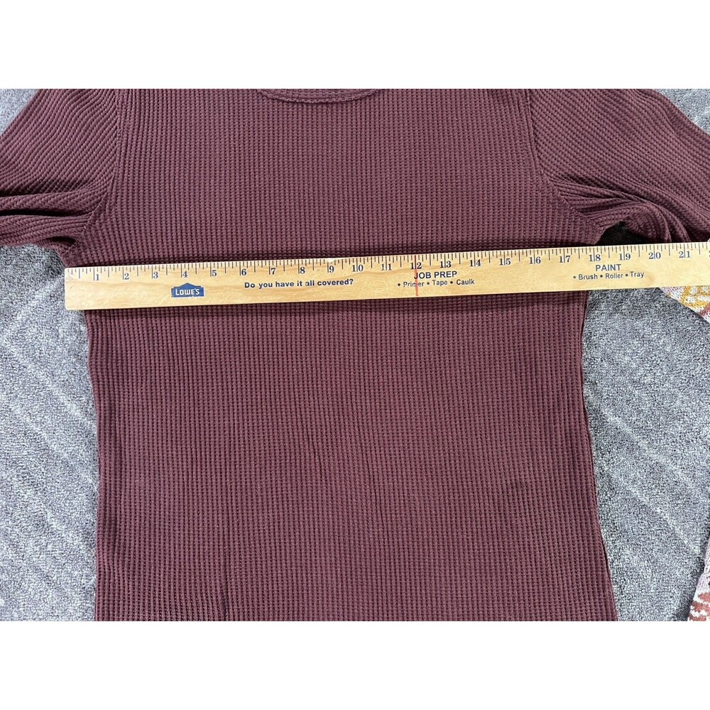 Free People We The Free All In Cuff Top In Chocolate Combo Thermal NWT Large - Picture 4 of 13